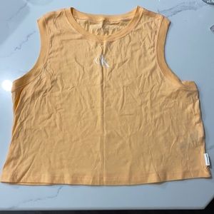 Peach Calvin Klein tank top
